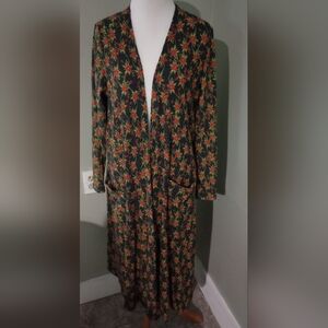 Lularoe Rib Knit Long Cardigan Size Medium M